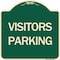 Signmission Parking Lot Visitors Parking Heavy-Gauge Aluminum Architectural Sign, 18" x 18", G-1818-24622 A-DES-G-1818-24622 - alternate 1